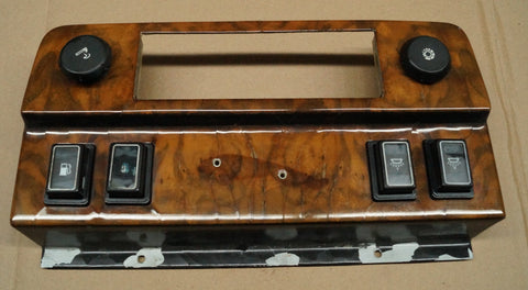1980 - 1987 Jaguar XJ (Series 3) Center Dash Wood Trim