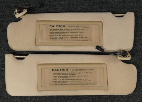 1995 - 1997 Jaguar XJ (X300) Sun Visors (Pair)