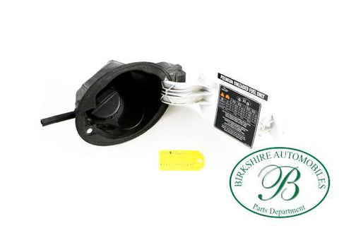 Jaguar Fuel door assembly part # 1X43 405A26 AF. Fits Jaguar X type 2002-2008