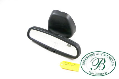 USED REAR VIEW MIRROR FOR JAGUAR S TYPE WITH COMPASS NO RAIN SENSOR PART#XR825752. FITS JAGUAR S TYPE 1999-2002.