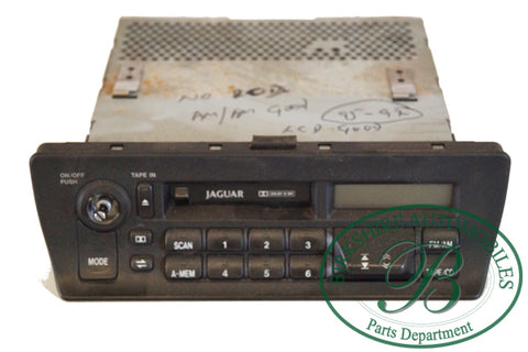 Jaguar AM/FM Cassette Stereo # DBC10427. Jaguar XJ6, XJ, XJS 1995-1997