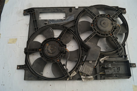 USED FREELANDER ENGINE COOLING FAN ASSEMBLY PART #PGF000231. FITS LAND ROVER FREELANDER 2002-2005