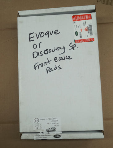 NEW R/R EVOQUE AND DISCOVERY SPORT DISC BRAKE PAD SET | PART # LR140696