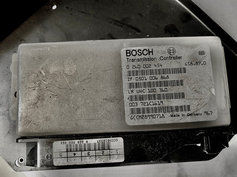 USED LAND ROVER TRANSMISSION CONTROLLER MODULE PART #UHC000080. FITS LAND ROVER DISCOVERY 1999-2004.