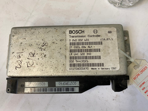 USED LAND ROVER TRANSMISSION CONTROL MODULE PART #UHC100340. FITS RANGE ROVER 1999-2002.