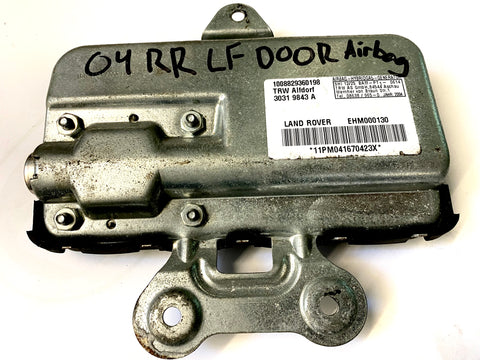 USED RANGE ROVER AIR BAG MODULE PART #EHM000130. FITS RANGE ROVER 2003-2005