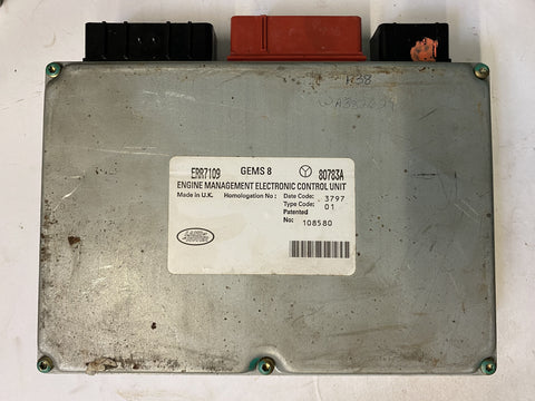 USED RANGE ROVER ENGINE CONTROL MODULE PART #ERR7109. FITS RANGE ROVER P38 1996-1999