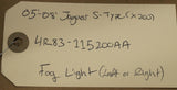 2005 - 2008 Jaguar S-Type (X200) Fog Light (Left or Right) |  Part # - 4R83-115200AA