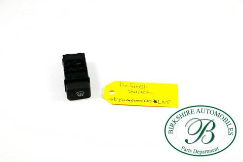 LAND ROVER DEFROST SWITCH  PART# YUG 000330 LNF. FITS: 2002-2003 FREELANDER HSE/ SE. 2002 FREELANDER S, 2003 FREELANDER SE3