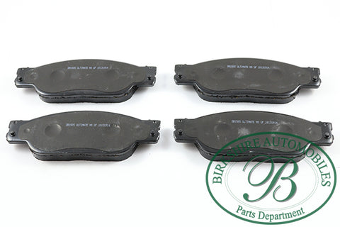 Jaguar front brake pads part # D1505C. Fits Jaguar 2006 Vandan Plas
