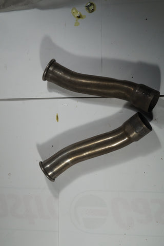 USED EXHAUST TAIL PIPES FOR JAGUAR SERIES 3 PART # CAC4332. FITS JAGUAR VDP,XJ6 1984-1989.