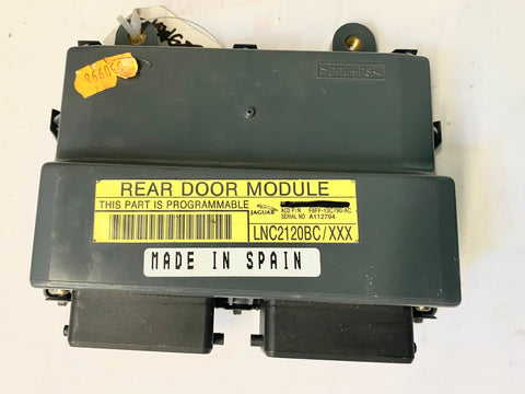 USED JAGUAR RIGHT REAR DOOR CONTROL MODULE PART #LNC2120BC. FITS JAGUAR XJ8,XJR,XK8,XKR 1999-2002