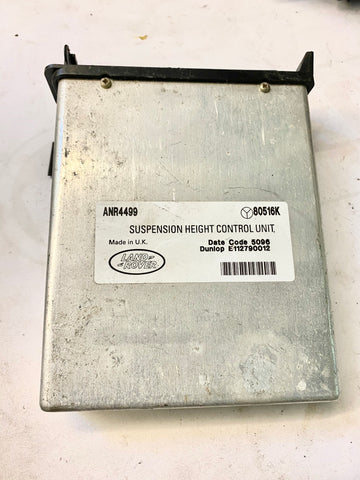 USED LAND ROVER AIR SUSPENSION CONTROL UNIT PART #ANR4499. FITS RANGE ROVER 1995-2002