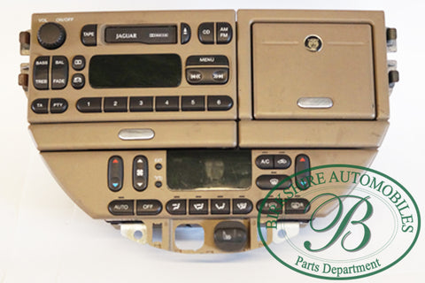 Jaguar Radio & Climate control unit part# XR8F-18K876-DFAEK Jaguar S-type